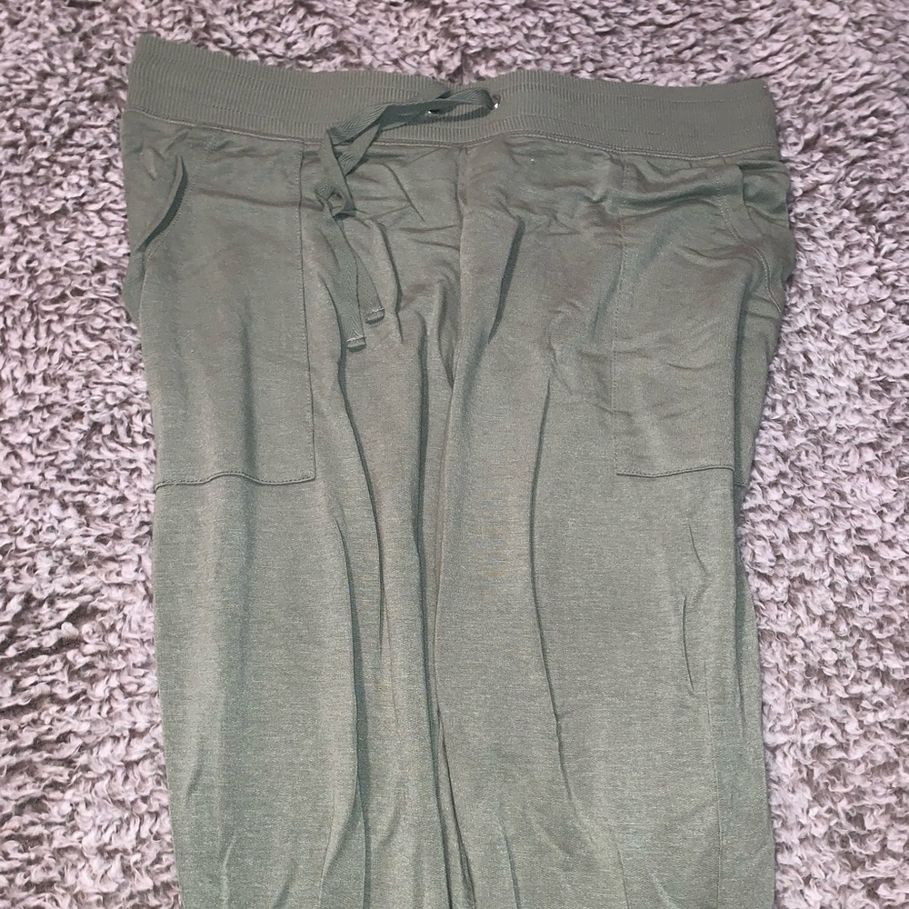 Green pants